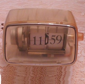 Art Deco Clock, Digital Plexi Glass