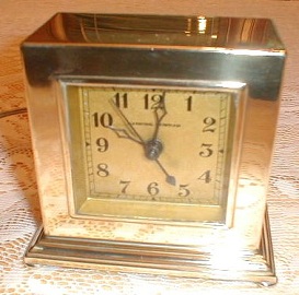 Antique Art Deco Clock, Electric Manning Bowman