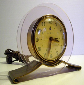 Antique Art Deco Clock, GE Rapture