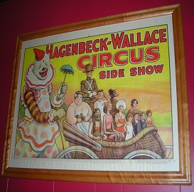 Vintage Circus Sideshow Poster