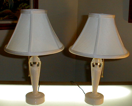 Art Deco Lamp,
     Alladin Set