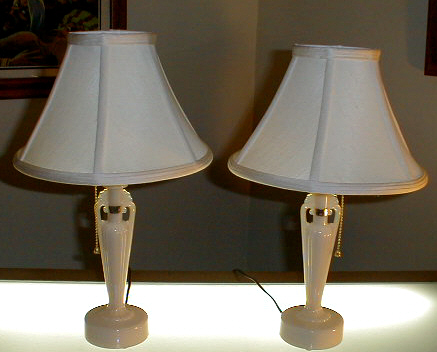 Art Deco Lamp,
     Alladin Set