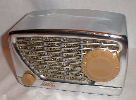 Antique Chrome Radio