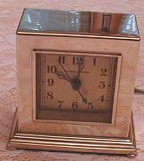 Art Deco Clock, Brass
