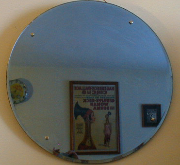 Blue Round Wall
      Mirror