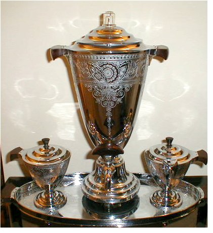 Vintage deco coffee set