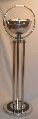 Vintage Art Deco Machine Age Standing Ashtray