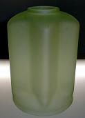 Art Deco Lamp Shade, Green Star