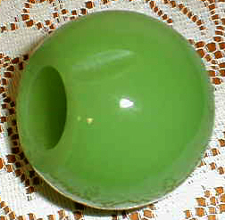 Art Deco Frankart Jadeite 
      Ash Ball