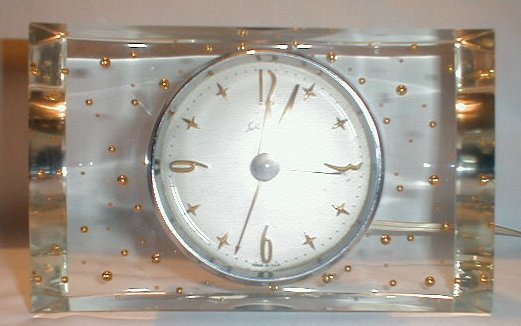 Lucite
       Clock