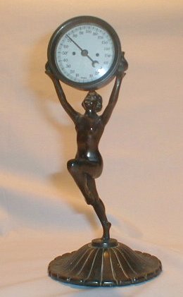 Art Deco Nude 
      Thermometer