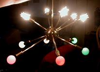 Art Deco Hanging Sputnik Lamp