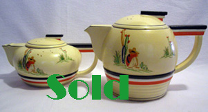 Tricot Tea Pot Set