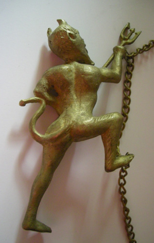 Antique Furnace Pull Devil