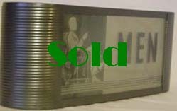 Vintage Mens Room Sign