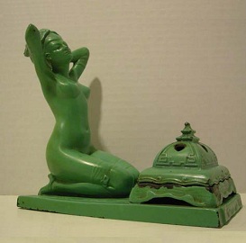 Antique Figural Incense Burner