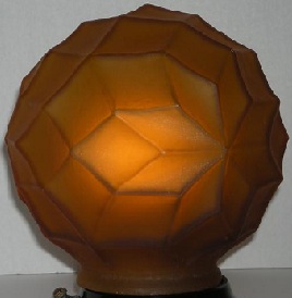 Antique Art Deco Glass Lamp Shade