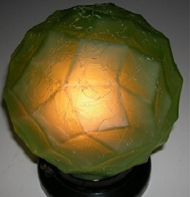 Antique Art Deco Glass Lamp Shade